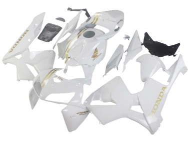Carénages Moto Honda CBR600RR 2005-2006 - Blanc Or