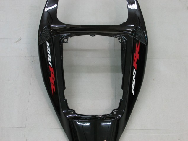 Carénages Moto Honda CBR600RR 2005-2006 - Noir Brillant Blanc West