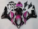 Carénages Moto Honda CBR600RR 2007-2008 - Rose Noir Brillant Courses