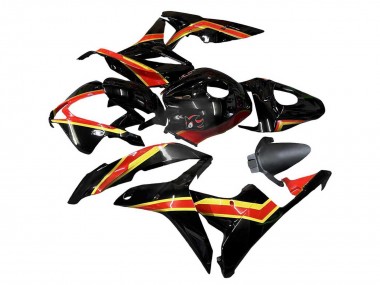 Carénages Moto Honda CBR600RR 2007-2008 - Rouge Or Noir Brillant