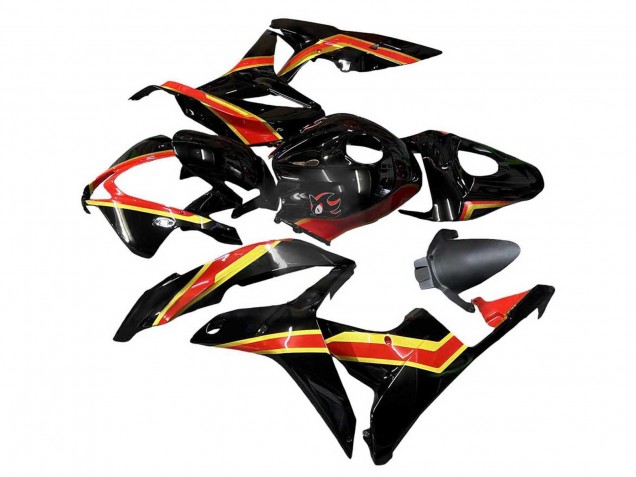 Carénages Moto Honda CBR600RR 2007-2008 - Rouge Or Noir Brillant