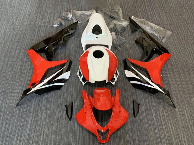 Kits Carénage Moto Honda CBR600RR 2007-2008 - Blanc Rouge Noir Brillant