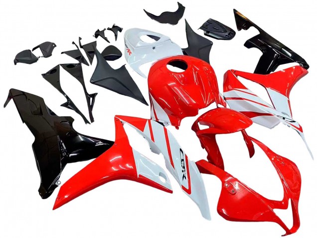 Carénage Moto Honda CBR600RR 2007-2008 - Blanc Rouge Noir Brillant