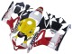 Carénages Moto Honda CBR600RR 2007-2008 - Blanc Jaune Rouge Repsol HRC