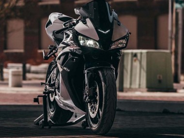 Carénages Moto Honda CBR600RR 2007-2008 - Blanc Noir Courses