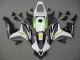Carénages Moto Honda CBR600RR 2007-2008 - Blanc Vert Jaune Noir Brillant Hannspree