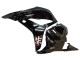 Carénages Moto Honda CBR600RR 2009-2012 - Blanc Fleur de cerisier Noir Brillant