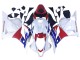 Carénages Moto Honda CBR600RR 2009-2012 - Blanc Rouge Bleu