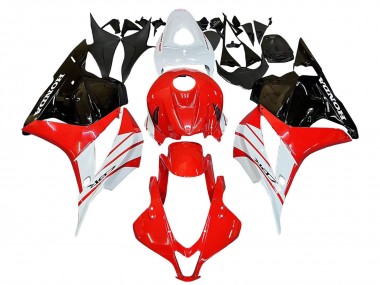 Carénage Moto Honda CBR600RR 2009-2012 - Blanc Rouge Noir Brillant