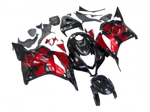 Carénages Moto Honda CBR600RR 2009-2012 - Rouge Noir Brillant