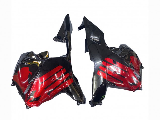 Carénages Moto Honda CBR600RR 2009-2012 - Rouge Noir Brillant