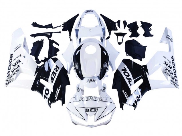 Carénages Moto Honda CBR600RR 2013-2023 - Blanc Noir Brillant Repsol