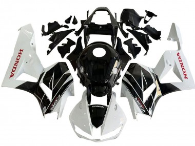 Kits Carénage Moto Honda CBR600RR 2013-2023 - Blanc Noir Brillant