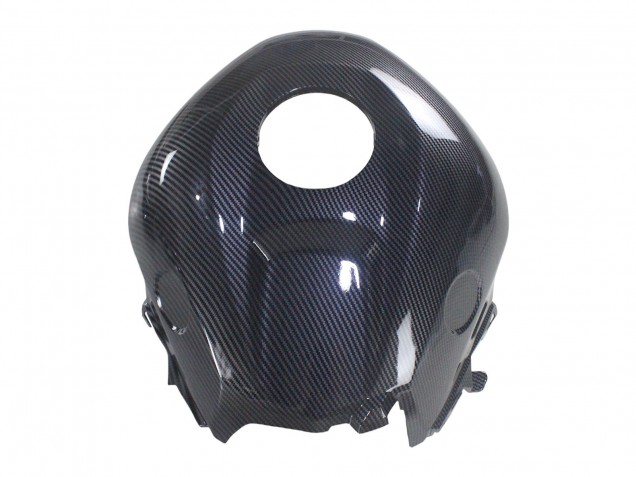 Carénages Moto Honda CBR600RR 2013-2023 - Noir Fibre de Carbone Rouge