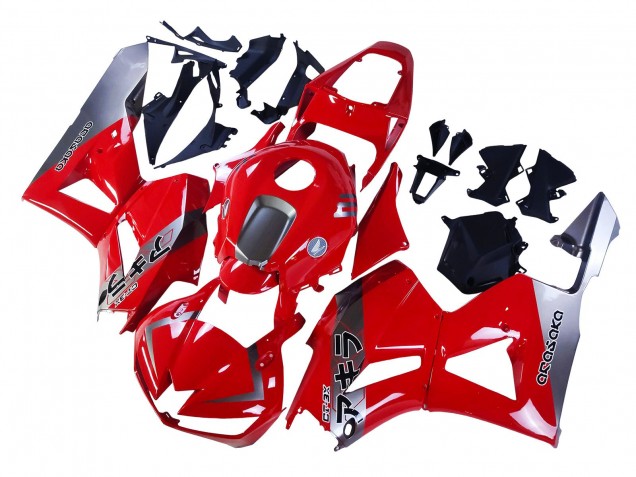 Carénages Moto Honda CBR600RR 2013-2023 - Argent Rouge
