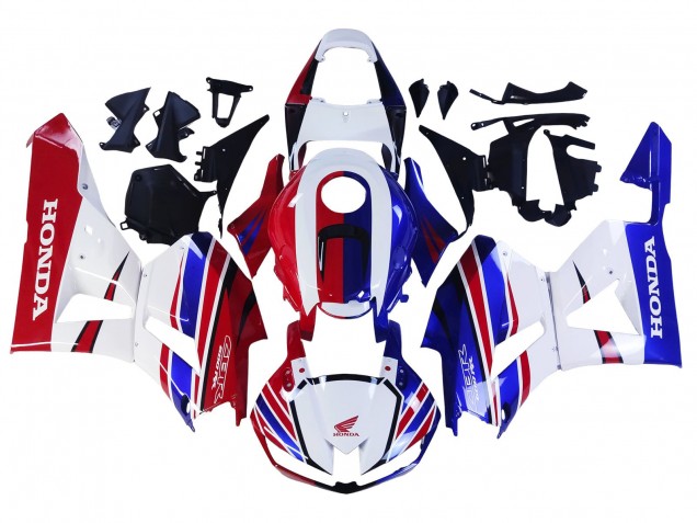 Carénage Moto Honda CBR600RR 2013-2023 - Blanc Rouge Bleu