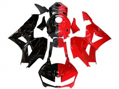 Carénages Moto Honda CBR600RR 2013-2023 - Noir Brillant Rouge Diviser