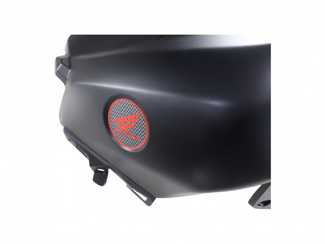 Carénages Moto Honda CBR600RR 2013-2023 - Noir Mat Rouge Décalque