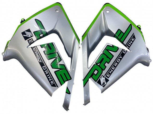 Carénages Moto Kawasaki ZX10R 2004-2005 - Vert Argent Noir 69