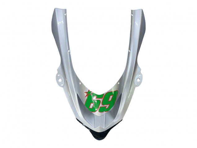 Carénages Moto Kawasaki ZX10R 2004-2005 - Vert Argent Noir 69