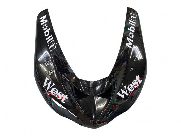 Carénages Moto Kawasaki ZX10R 2006-2007 - Noir Brillant Blanc West