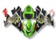 Carénages Moto Kawasaki ZX10R 2006-2007 - Vert Gris Rouge Noir Jaune