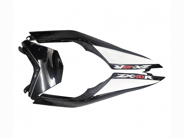 Carénages Moto Kawasaki ZX10R 2008-2010 - Noir Brillant Blanc Vert Monstre Elf