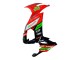 Carénages Moto Kawasaki ZX10R 2008-2010 - Rouge Vert Noir