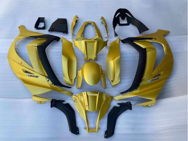 Carénages Moto Kawasaki ZX10R 2011-2015 - Or Noir