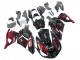 Kits Carénage Moto Kawasaki ZX14R ZZR1400 2006-2011 - Noir Brillant Rouge Flamme