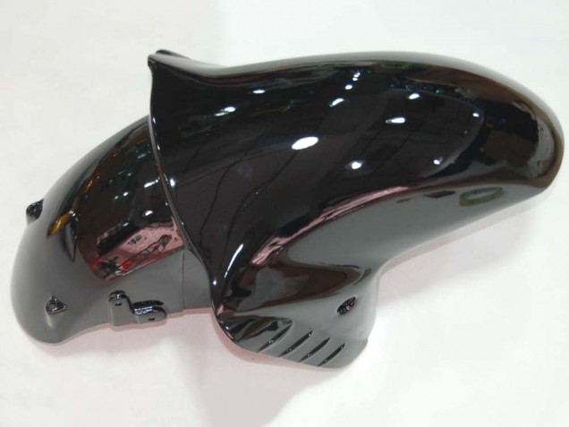 Carénages Moto Kawasaki ZX14R ZZR1400 2006-2011 - Noir Brillant Or Flamme