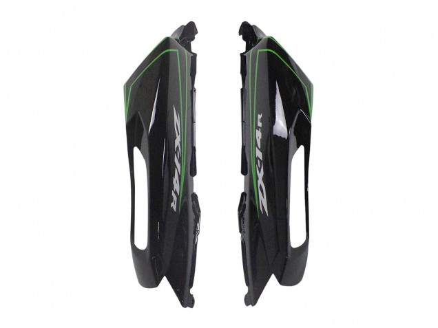 Carénages Moto Kawasaki ZX14R ZZR1400 2012-2024 - Vert Noir Brillant Bande