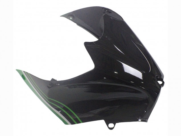 Carénages Moto Kawasaki ZX14R ZZR1400 2012-2024 - Vert Noir Brillant Bande