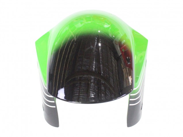 Carénages Moto Kawasaki ZX6R 2003-2004 - Vert Blanc Noir