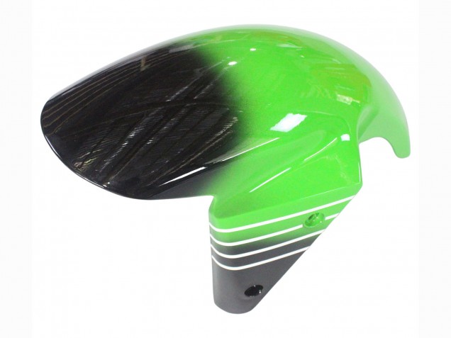 Carénages Moto Kawasaki ZX6R 2003-2004 - Vert Blanc Noir