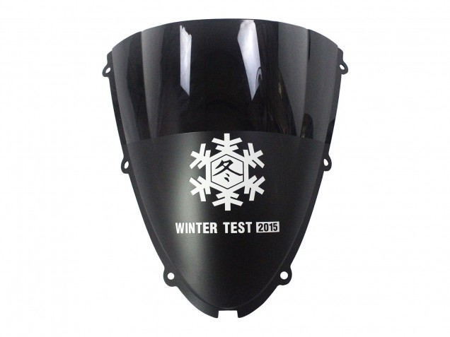 Carénages Moto Kawasaki ZX6R 2007-2008 - Noir Blanc Rouge Blanc Neige Décalque Ninja Elf