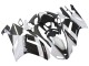 Carénage Moto Kawasaki ZX6R 2007-2008 - Blanc Noir