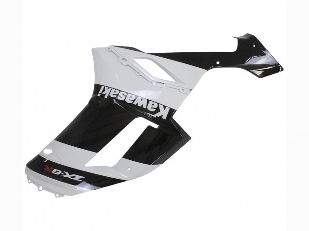 Carénage Moto Kawasaki ZX6R 2007-2008 - Blanc Noir