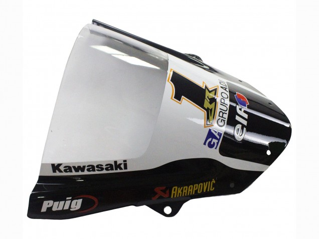 Carénages Moto Kawasaki ZX6R 2009-2012 - Vert Noir Brillant Jaune Blanc Rouge Elf Monstre