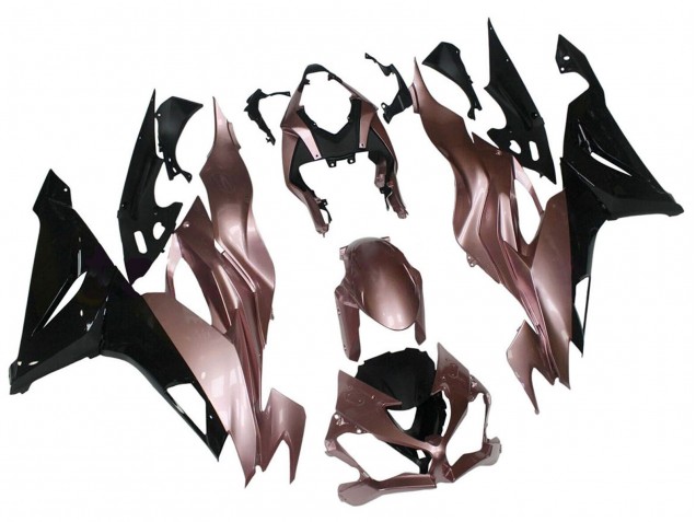 Carénages Moto Kawasaki ZX6R 2019-2022 - Bronzage du Désert Noir