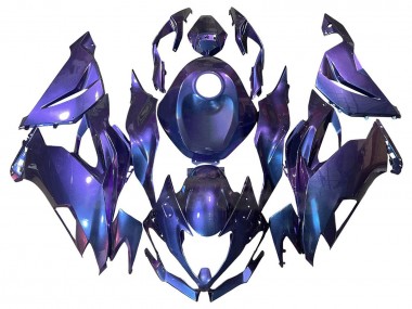 Carénages Moto Kawasaki ZX6R 2019-2022 - Violet Bleu