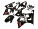 Carénages Moto Suzuki GSXR 1000 2003-2004 - Noir Brillant Blanc Rouge Décalque