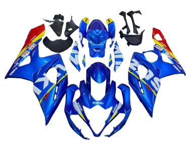 Carénages Moto Suzuki GSXR 1000 2005-2006 - Bleu Jaune Rouge Blanc
