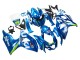 Carénages Moto Suzuki GSXR 1000 2009-2016 - Bleu Clair Vert Motul 29 Ecstar