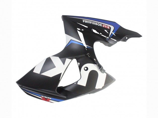 Carénages Moto Suzuki GSXR 1000 2009-2016 - Noir Mat Blanc Bleu