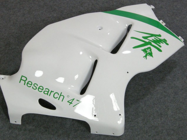 Carénages Moto Suzuki GSXR 1300 Hayabusa 1996-2007 - Blanc Vert