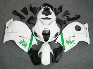 Carénages Moto Suzuki GSXR 1300 Hayabusa 1996-2007 - Blanc Vert