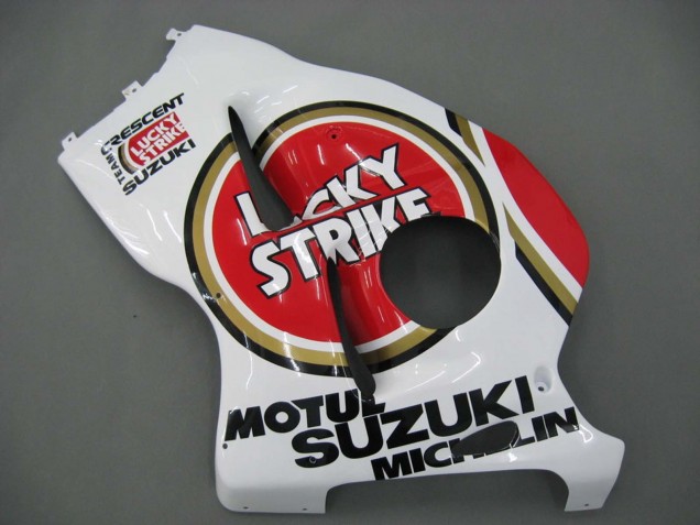 Carénages Moto Suzuki GSXR 1300 Hayabusa 1996-2007 - Blanc Rouge Motul