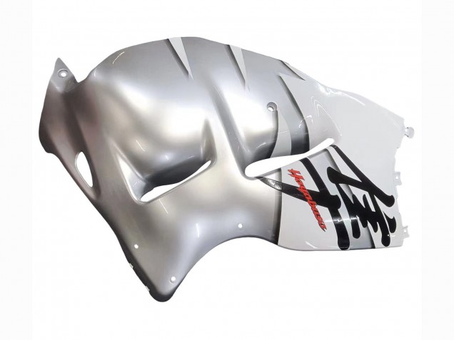 Carénages Moto Suzuki GSXR 1300 Hayabusa 1996-2007 - Blanc Argent Hayabusa