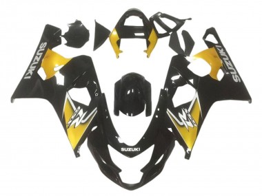 Carénages Moto Suzuki GSXR 600 / GSXR 750 2001-2003 - Jaune Noir Brillant